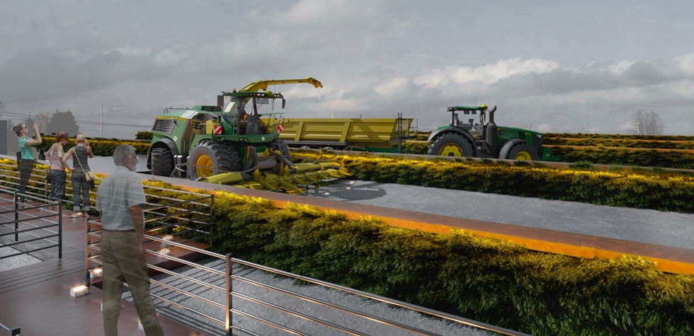 4 Vista Geral da Cobertura - Memorial de Evolução Agrícola